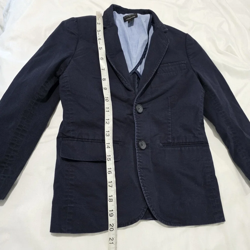 Crewcuts Boys Thompson Blazer Size 6-7 Navy Blue Formal